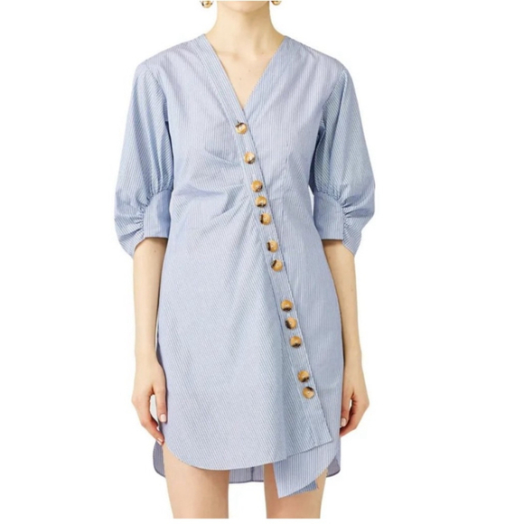 Tibi Jones Striped Mini Dress - Picture 5 of 7